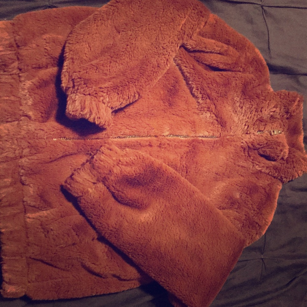 Faux fur jacket